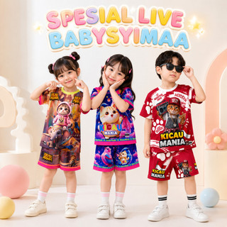 BABYSYIMAA - SPESIAL LIVE SETELAN ANAK KICAU | SETELAN ANAK VIRAL KICAU MANIA AGUSTUSAN | SETELAN ANAK BAHAN ADEM NYAMAN PRINTING SNI