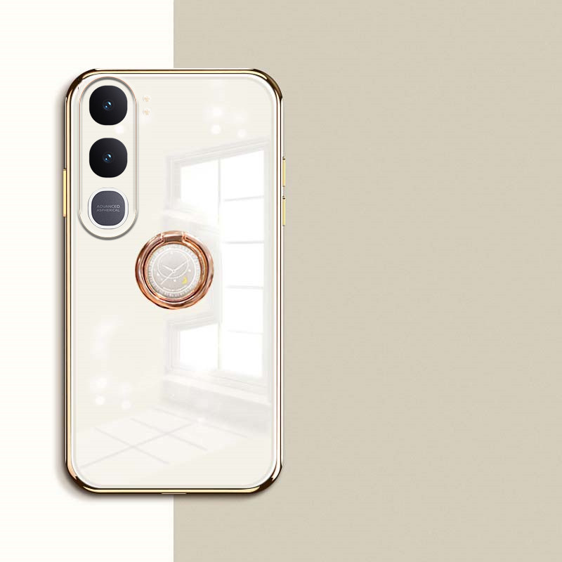 สําหรับ Vivo Y31S กรณี Smooth Electroplated แม่เหล็กดูดแหวนสําหรับ Vivo Y31S ปกหลังโทรศัพท์ปลอก