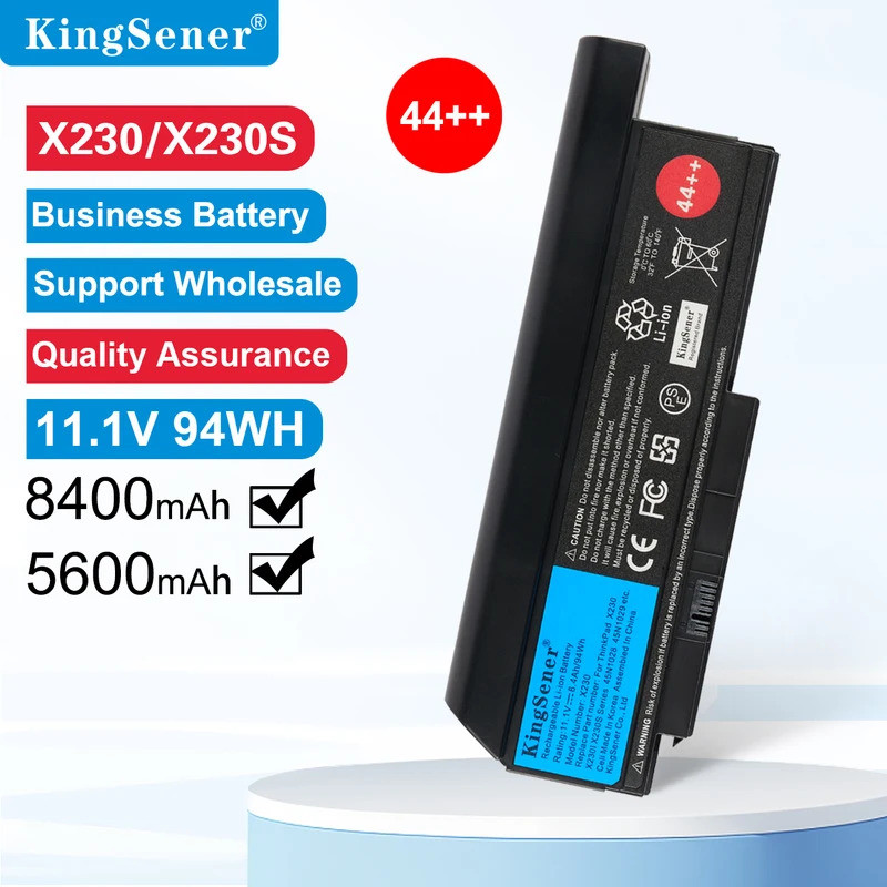 KingSener แบตเตอรี่แล็ปท็อปสําหรับ Lenovo Thinkpad X230 X230I X230S 45N1024 45N1022 45N1023 45N1029 