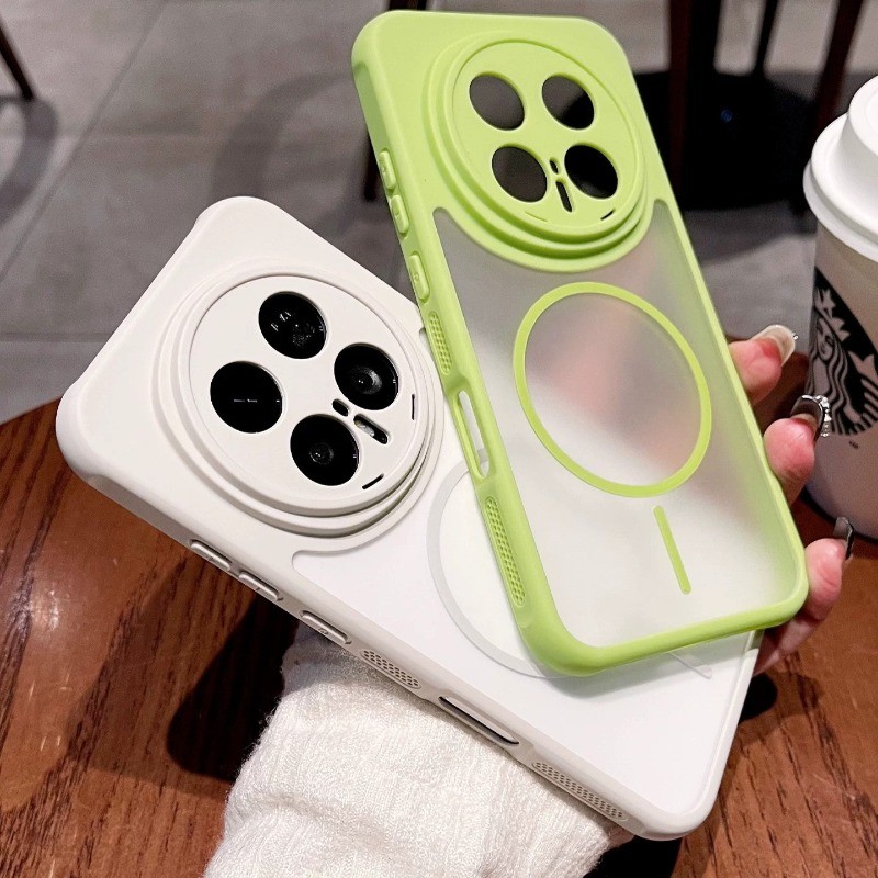 ผิวสัมผัสแม่เหล็กเคสโทรศัพท์สําหรับ Honor 8 7 Pro X9D X9C สมาร์ท 500 Pro Nova 15 Pro กรอบกลวงและเปลือกกระจายความร้อนโปร่งใสซิลิโคนอ่อนนุ่มเคสป้องกันการล่มสลาย