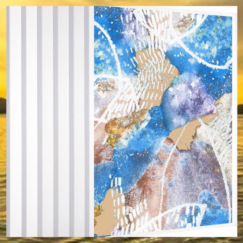 (PTL)A4 Art Plate, 6 Pack 8" X 10" Gel Plate-Monoprinting Gel Printing Plate, Printing Supplies