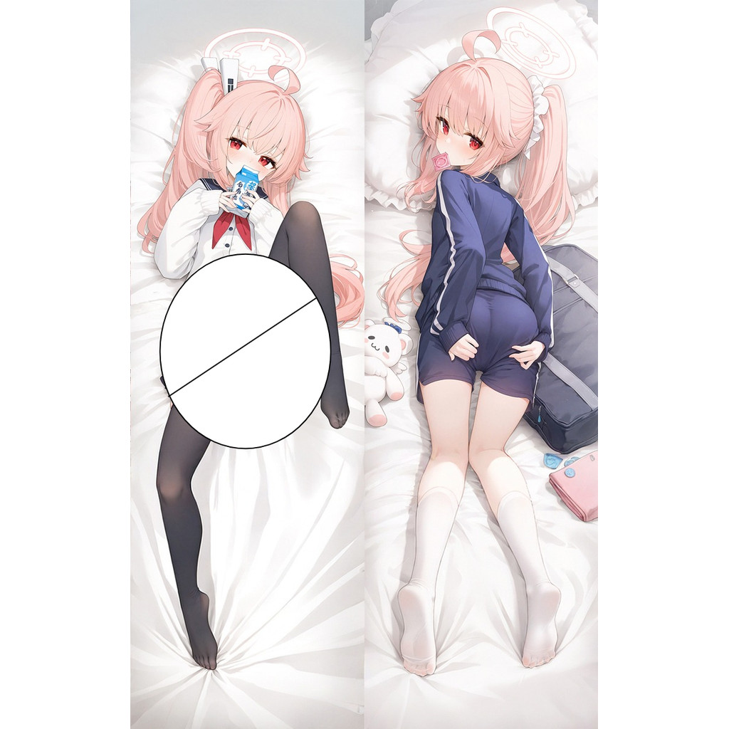 Blue Archive Kurosaki Koyuki Dual สไตล์ชุดกะลาสี Dakimakura ฝาครอบสองด้าน HD พิมพ์ 2WAY พีชผิวอะนิเม