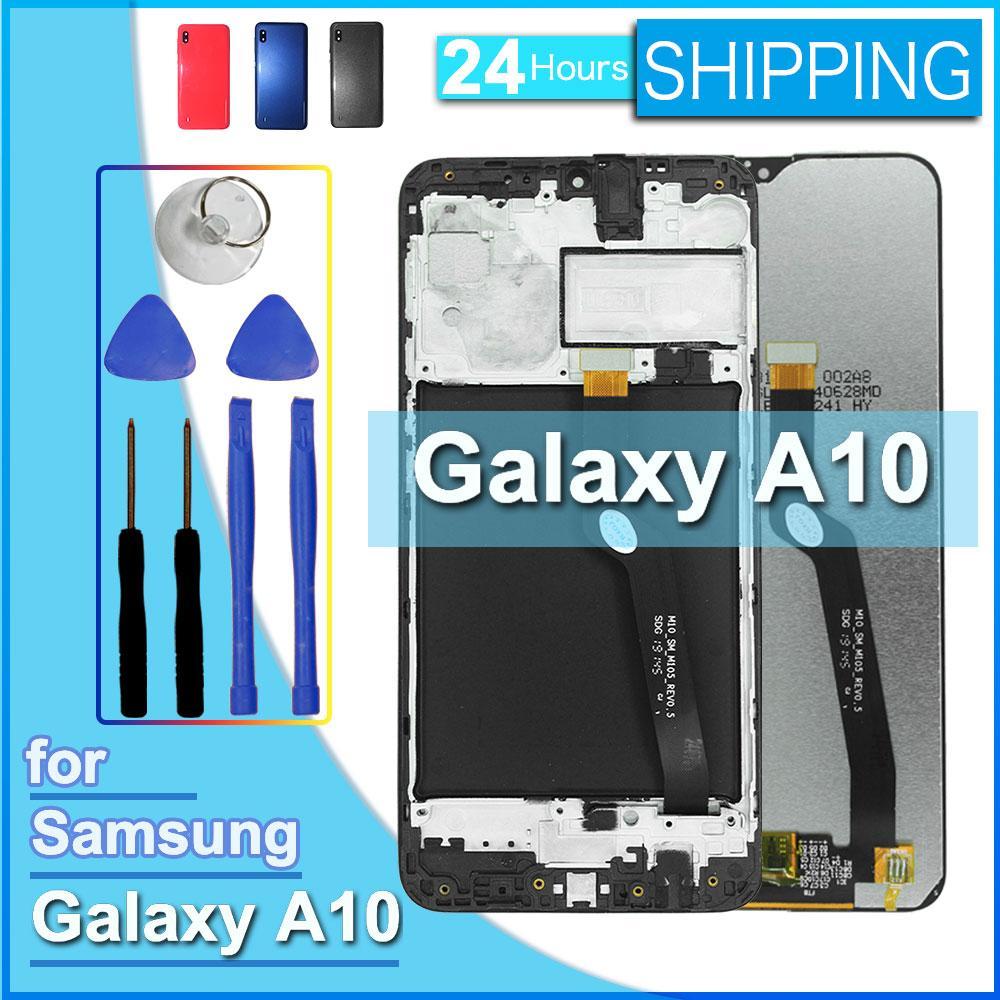 LCD ใหม่สําหรับ Samsung Galaxy A10 จอแสดงผล LCD Touch Screen Digitizer Assembly สําหรับ Samung A10 L