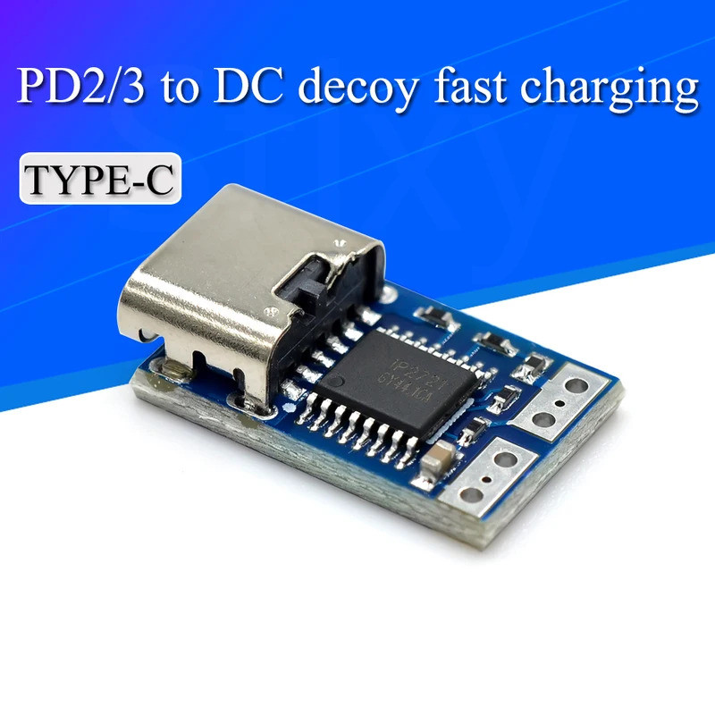 H Type-C PD decoy โมดูล PD2.0 PD3.0 ถึง DC DC ทริกเกอร์สายต่อ QC4 Charger 9V 12V 15V 20V Fast Quick 