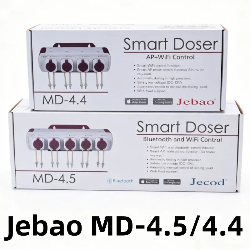 Jecod Jebao MD-4.5 WIFI/BT Dosing Pump ปั๊มหัวนมอัตโนมัติ Peristaltic Pump สําหรับ Marine Reef Aquar