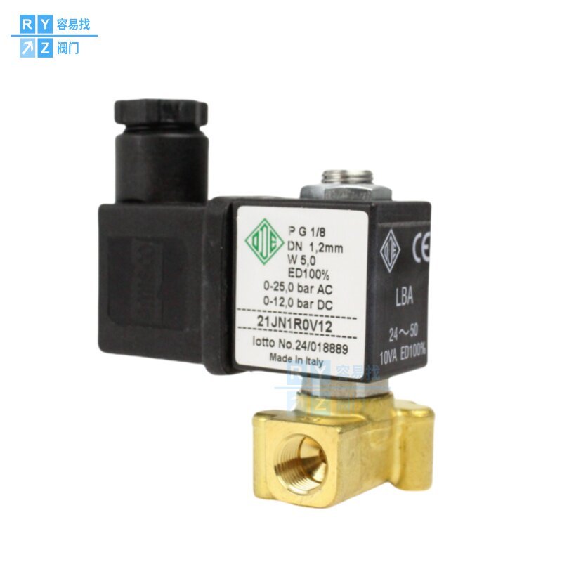 ODE ปกติปิดโซลินอยด์วาล์วนําเข้า 2-Way 21JN1R0V23 สาม-Way 31JN1W0V12 1/8 AC220v
