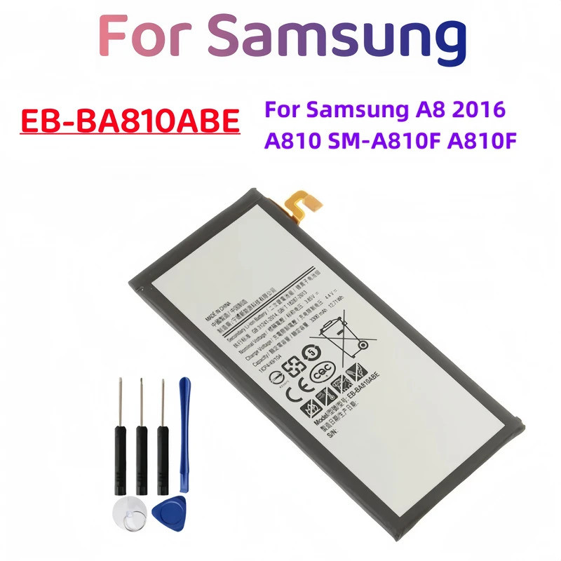 ใหม่ EB-BA810ABE 3300mAh แบตเตอรี่สําหรับ Samsung Galaxy A8(2016) SM-A8100 SM-A810F SM-A810YZ SM-A81