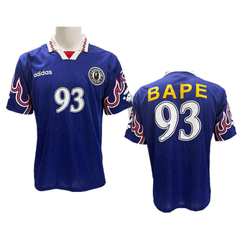 #93 BAPE Jersey Retro 1998 Japan Vintage Football Shirt