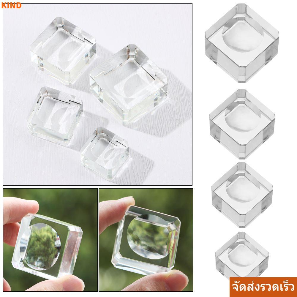 ArrivalKIND Crystal Sphere Base โปร่งใสสําหรับ Ball Glass Glass Glass Holder