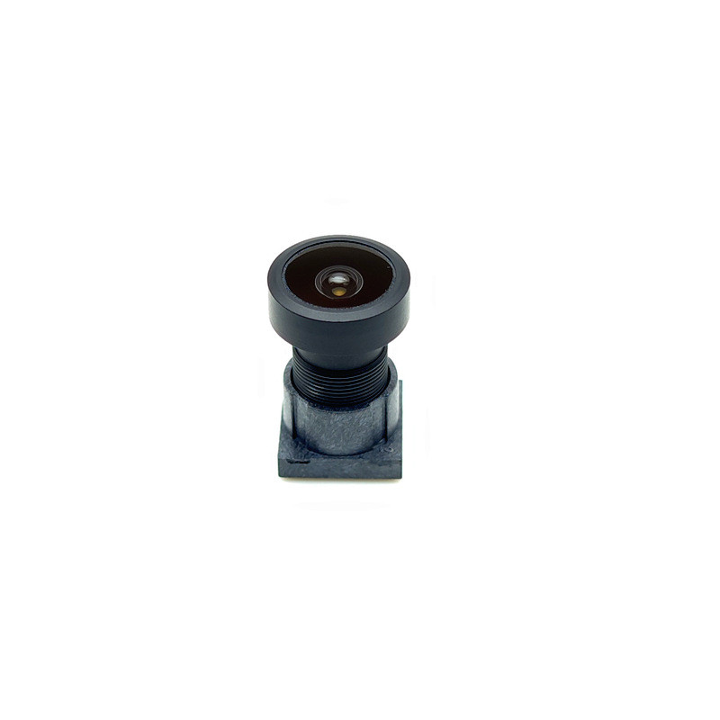 M7*0.35 with 1/2.7 chip lens, wide-angle 150 degrees, horizontal 122 degrees° F2.4 aperture, f2.9 fo