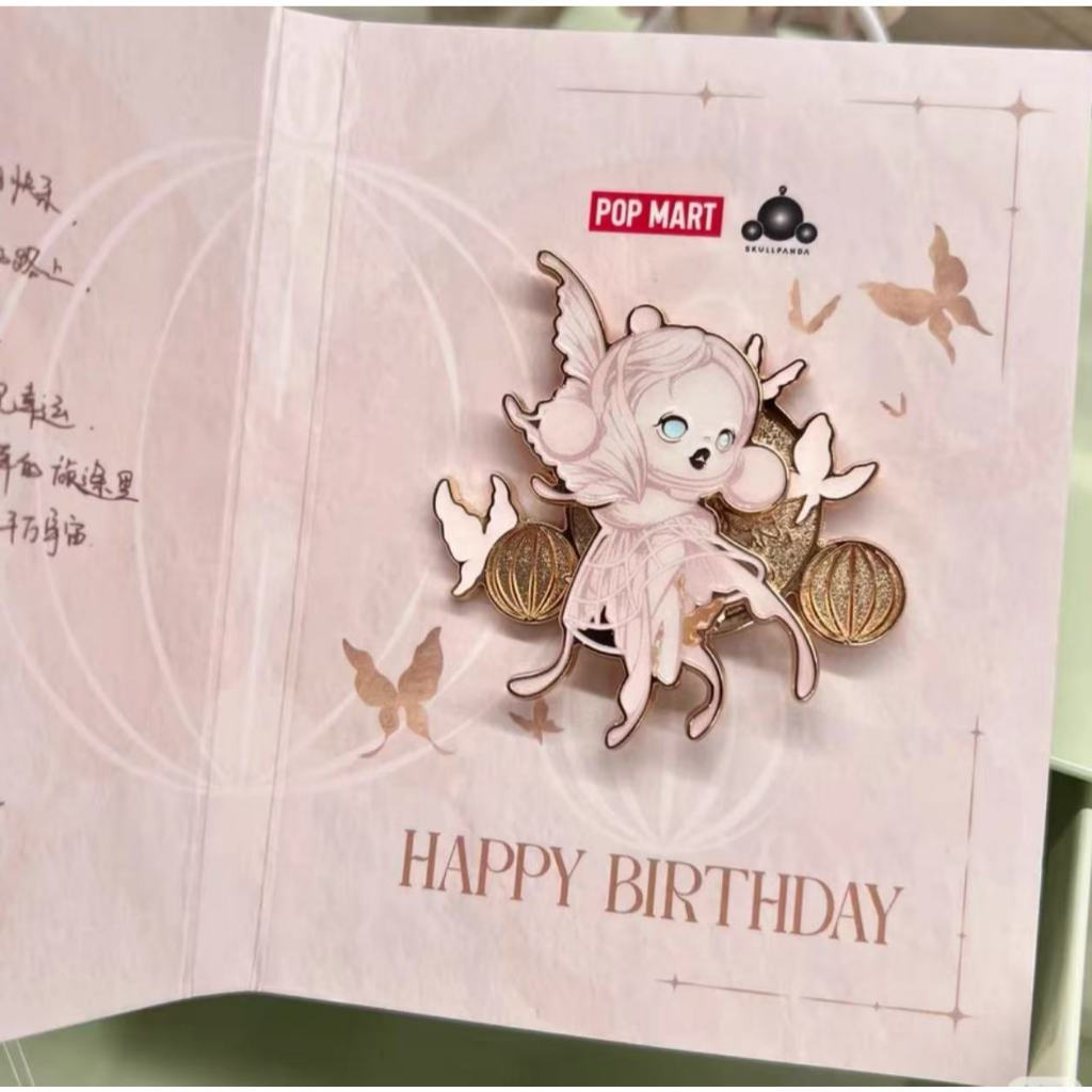 2025 VIP Birthday Month Badge Series SKULLPANDA CRYBABY MOLLY LABUBU ตุ๊กตาตกแต่งของขวัญ Z3F5