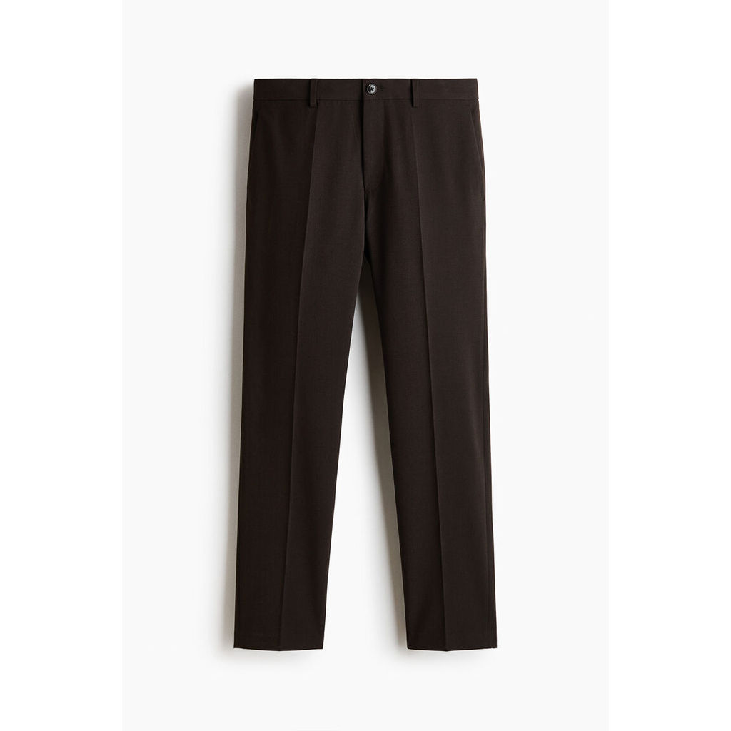H&M(เอชแอนด์เอ็ม) กางเกงขายาวทรง Slim Fit แบบ Tailored ผู้ชาย 1253395_9