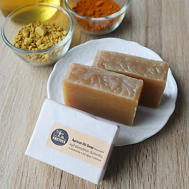 To Another apricot oil soap สบู่ล้างหน้า น้ำมันแอพพริคอต ไม่แต่งกลิ่น ผิวแพ้ง่าย