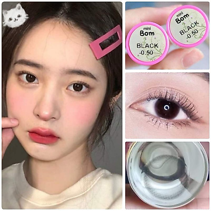 🌸 Kitty kawaii mini bom black