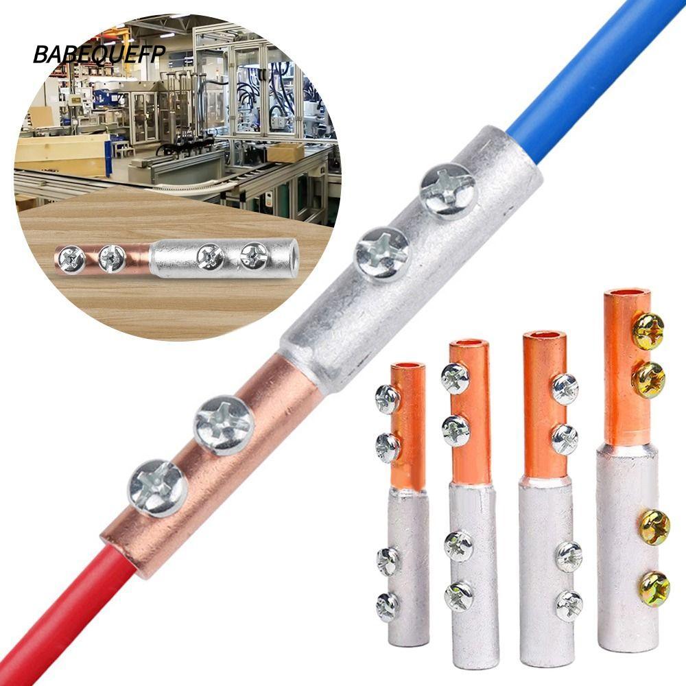 BABEQUEFP 1 ชิ้นทองแดง-อลูมิเนียม Transition Tube, Splice Sleeve Cable Wire Connector Transition Joint, Docking Terminal สําหรับอาคารสูง GTL-16 GTL-25 GTL-35 Cable Connector