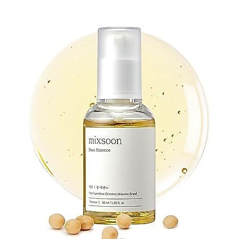 Mixsoon Bean Essence Exfoliating Hydrating เกาหลี skin Care Glass skin Hyaluronic Acid Serum 1.61 Fl Oz 50ml