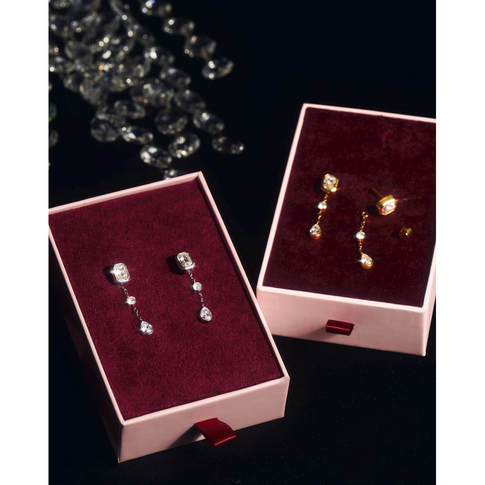 YVIS Mixed Cut Dangle Stainless Steel Earrings - YVIS X FABRIQUE
