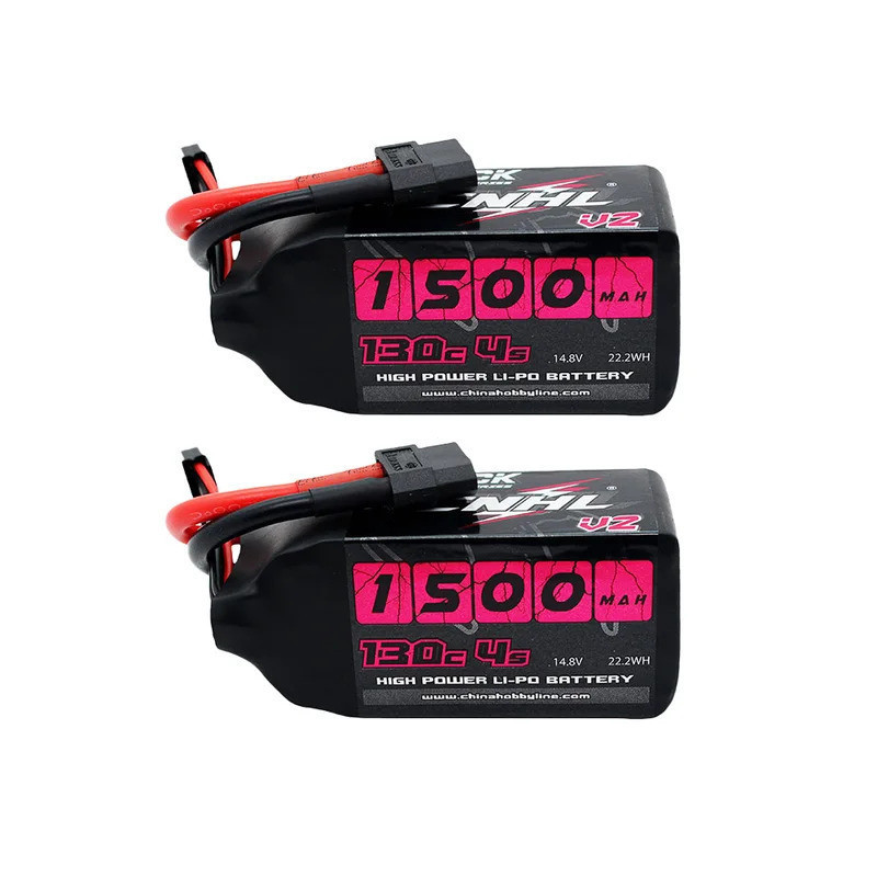 2PCS CNHL 4S 14.8V Lipo แบตเตอรี่ 1500mah 130C ปลั๊ก XT60 สําหรับ RC FPV เฮลิคอปเตอร์เครื่องบิน Dron