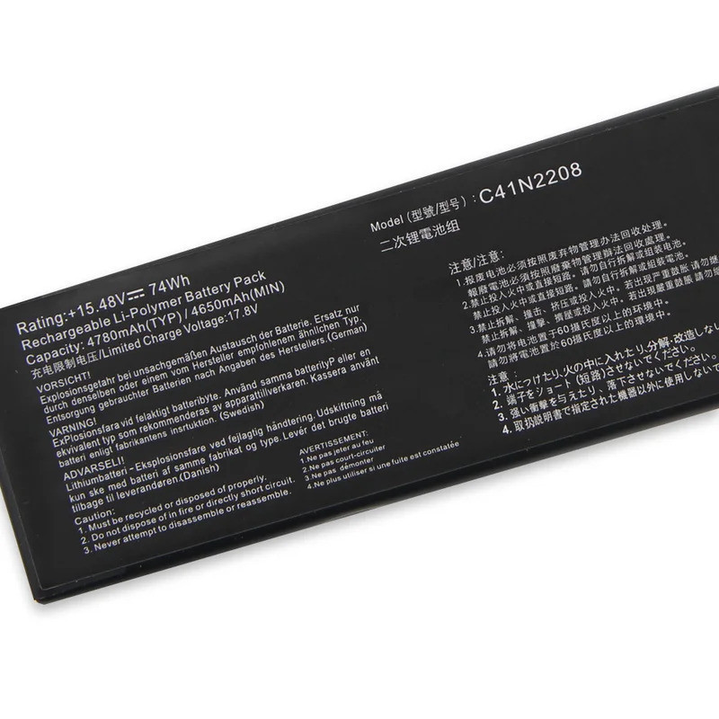 แบตเตอรี่ใหม่ C41N2208 สําหรับ ASUS ROG ALLY Gaming Handheld series ของ RC71L/PC71L 4780mAh 17.8V
