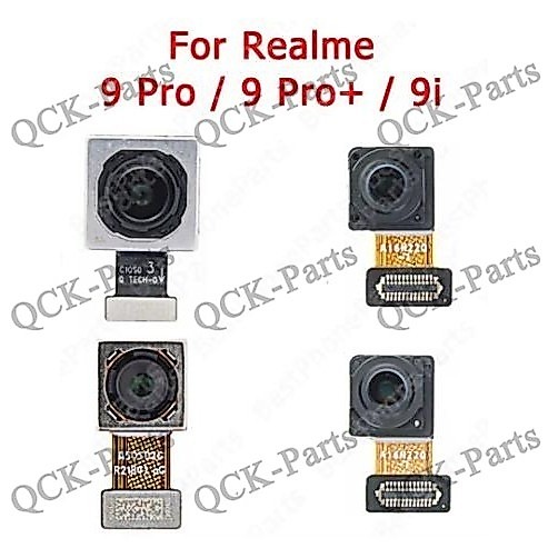 กล้องหน้าและหลัง สําหรับ Realme 9 Pro + 9i 9Pro Plus ด้านหน้าหลักด้านหลังโมดูลกล้องด้านหลัง Flex Cable