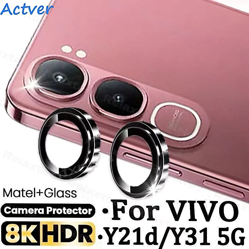 ⚡️ส่งจากไทย⚡️ฟิล์มกันรอยแบบเต็มเลนส์สําหรับเลนส์กล้อง Vivo Y21D Y31 5G Y11D Y05 Y300 Y200 Y29