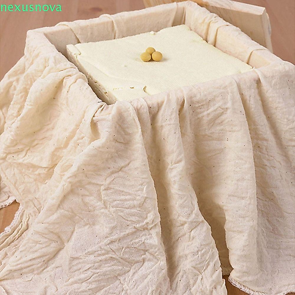 NEXUSNOVA Filter Gauze Locking Edge Absorbent Gauze Cheese Cotton Kitchen Steamer Mat