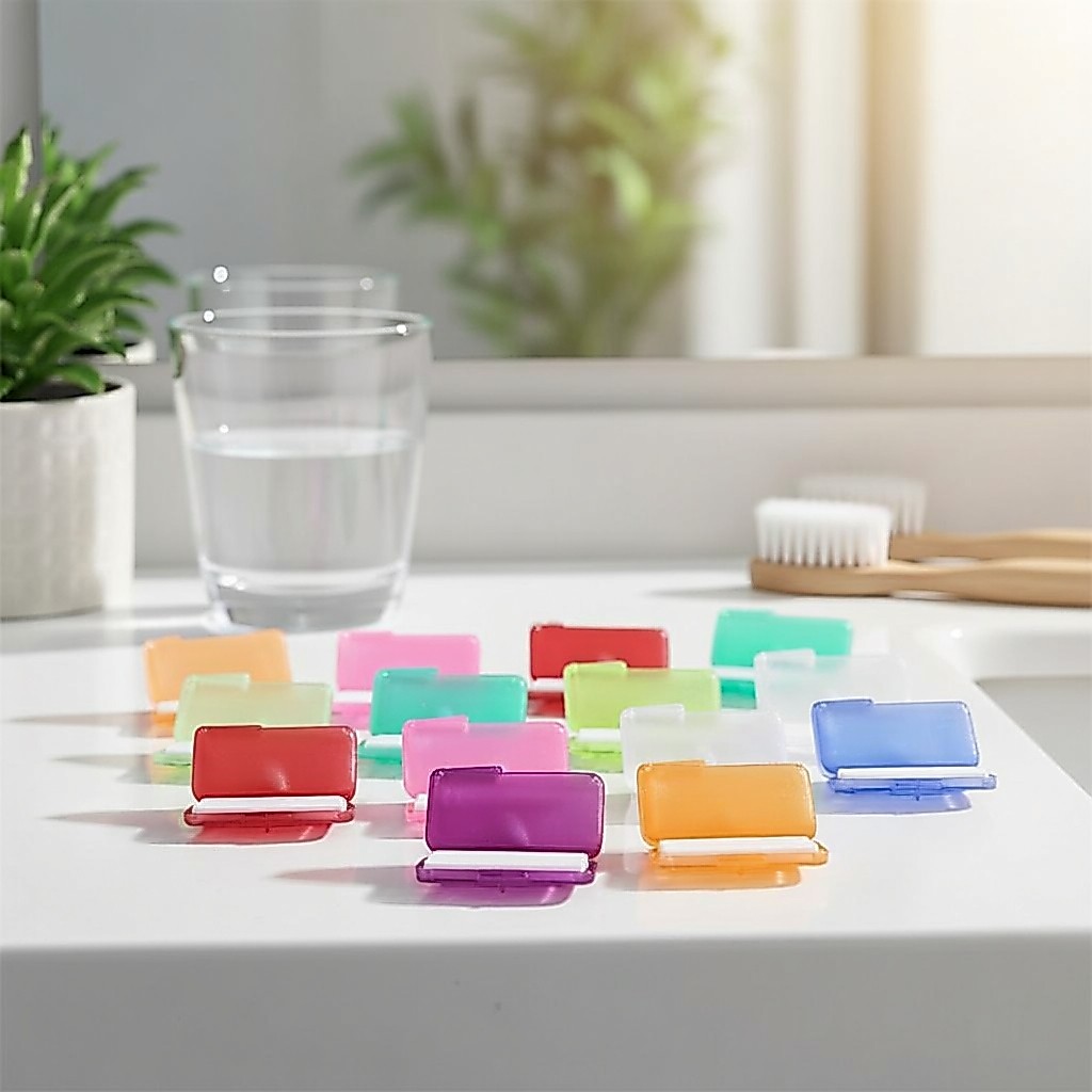 ขี้ผึ้งจัดฟัน Ortho Wax กลิ่นผลไม้ 10 ชิ้น สําหรับป้องกันช่องปาก