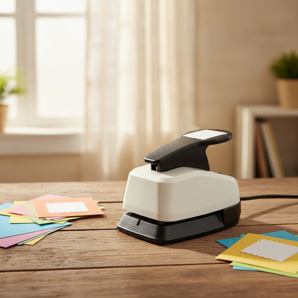 Square Craft Punch Compact Square Paper Punch คู่มือ Clean-Cut สําหรับเครื่องทําการ์ด, Scrapbooking