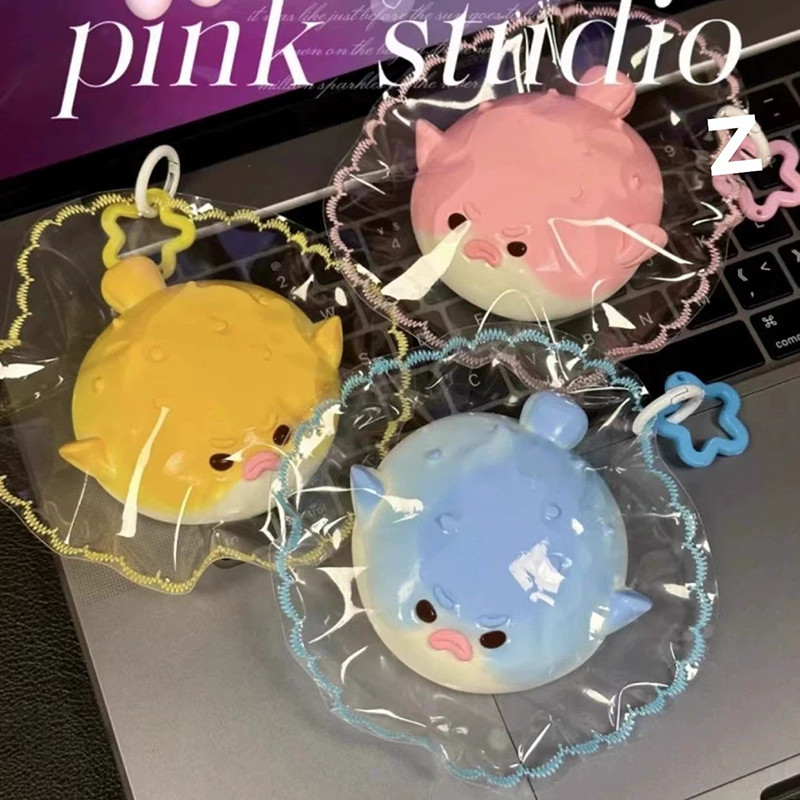 Super Soft Puffer Fish Squishy Water & Cream Texture DIY Squeeze ของเล่น Decompression ของขวัญ