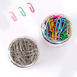 คลิปหนีบกระดาษ 160ตัว 500ตัว ลวดเสียบกระดาษ ขนาดมาตรฐาน Paper Clips คลิปลวดหนีบกระดาษ ลวดหนีบกระดาษ