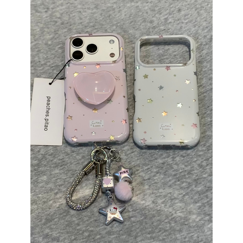 Star cat เหมาะสําหรับเคสโทรศัพท์มือถือ iPhone17, Apple 16promax ใหม่ 15pro ผู้หญิง 13 เคสป้องกัน 14 17promax 16pro 14promax 15promax