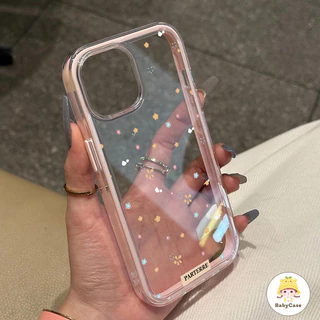 เปลือกโทรศัพท์โปร่งใสลายดอกไม้สีสันสดใส เคสไอโฟน 16 สำหรับ iPhone15 12 11 11 14 13 Pro Max 16 15 14 Plus 13 15 16 14 Pro