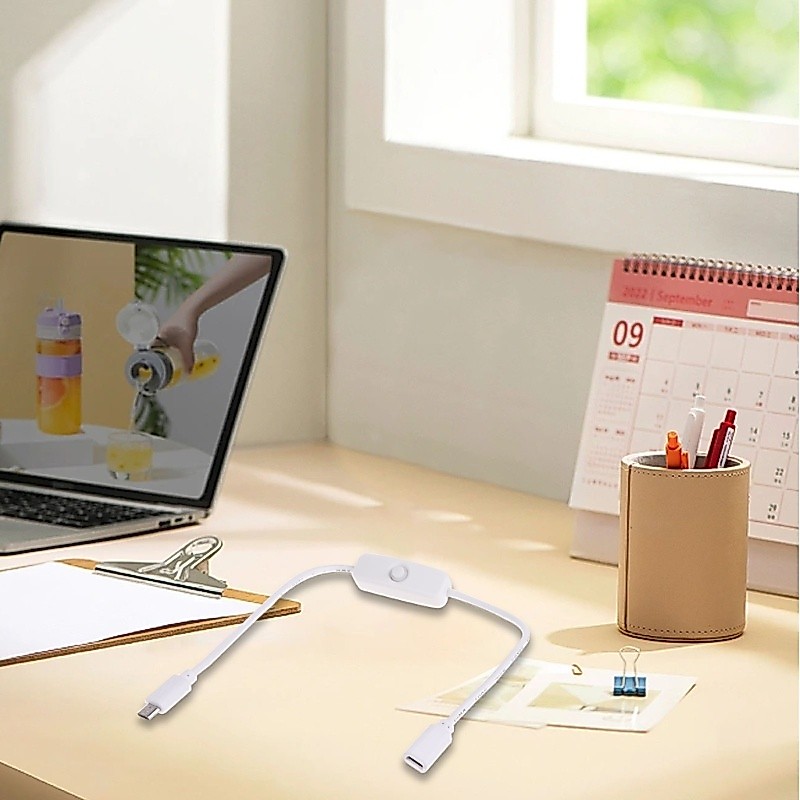 สาย WU Micro USB พร้อมสวิตช์ปุ่ม 501 Micro USB 5P สายไฟต่อขยายหญิงชาย
