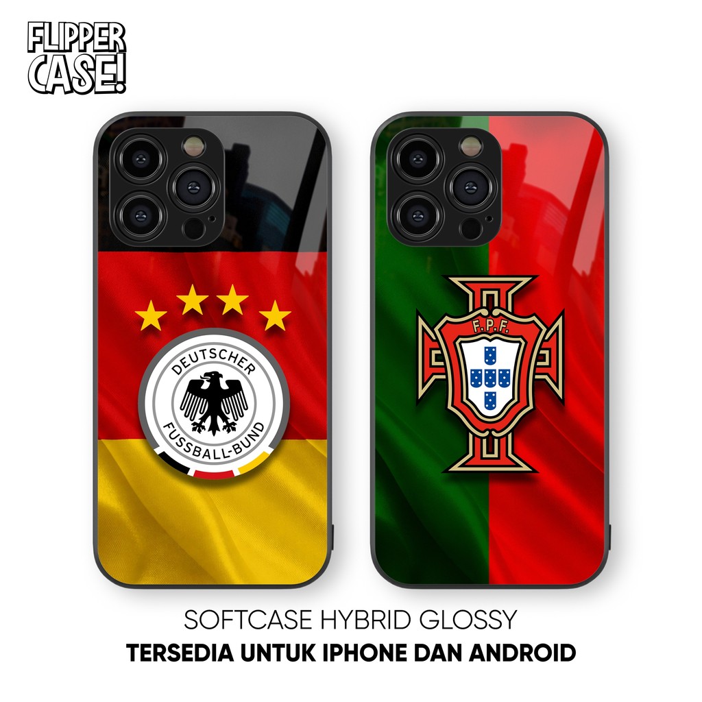 Flippercase W0rld Cup 2026 P0RTUG4L G3RM4NY team Ready Android All Types & iPhone 7 - 17 All Series
