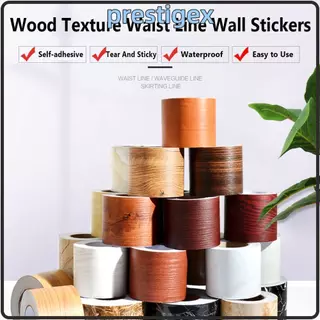 PRESTIGEX ไม้ PVC Skating Line กันน้ํา Self-กาวสติ๊กเกอร์ขอบผนัง