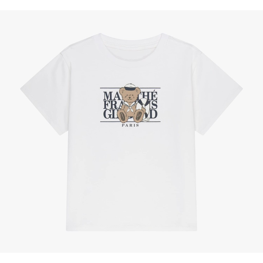 Mar * he สไตล์ใหม่ Marine Corps Bear เสื้อยืดผู้ชายผู้หญิงแขนสั้น 3534