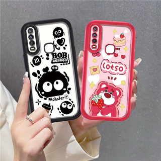 TPU ซิลิโคนนุ่มเคสโทรศัพท์สําหรับ VIVO Y3S2020 Y11 Y12 1940 1906 1904 1902 1901 Y17 Y15 Y12i Y20 Y20S Y20T Y12S Y20i Y12A น่ารักการ์ตูน Kuromi หมี