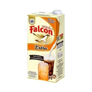 [ยกลัง] Falcon Extra นกเหยี่ยว นมสด เอ็กซ์ตร้า 1000 มล. [12กล่อง /ลัง][โค้ดลด20%+ส่งฟรี]