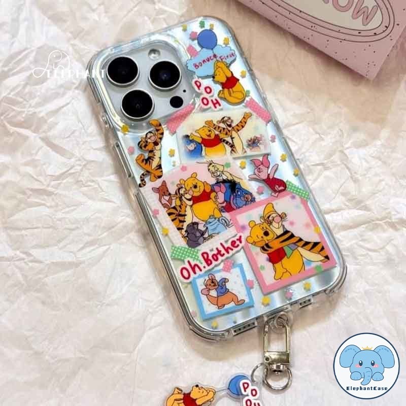 เคสไอโฟน 16 เหมาะสำหรับ IPhone 13 11 15 16 12 14 Pro Max 16 15 14 Plus เคสกราฟฟิตี้ลายการ์ตูนวินนี่เดอะพูห์สุดสร้างสรรค์ ราคา ถูกที่สุด ดีลบีเคเค แกลเลอรีภาพที่ 3