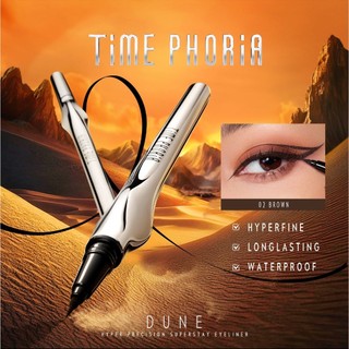 TIME PHORIA - Dune Hyper-Precision Superstay Eyeliner 0.5G Liquid Eyeliner Waterproof Longlasting Ultra-Fine - zs