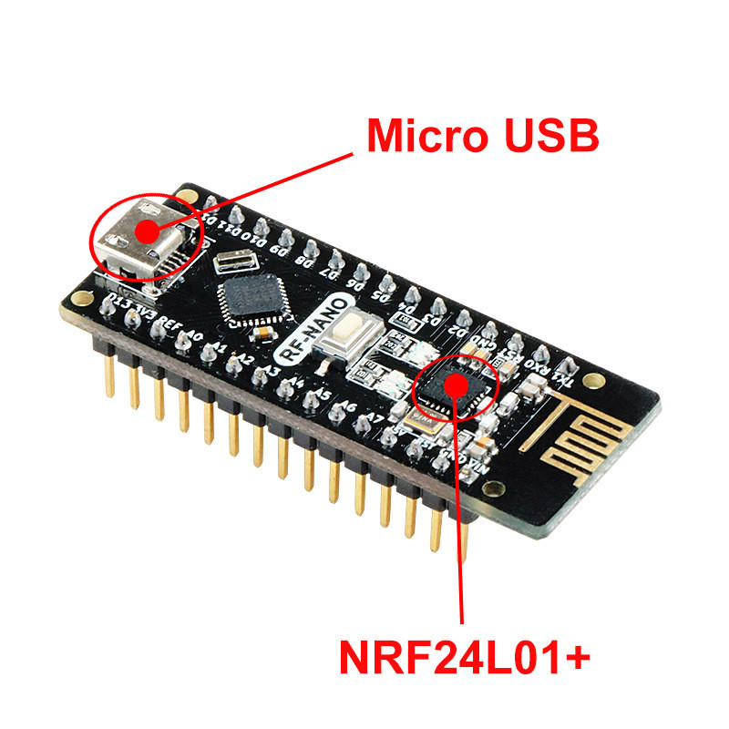 บอร์ดพัฒนา NRF24L01 เข้ากันได้กับ crduino