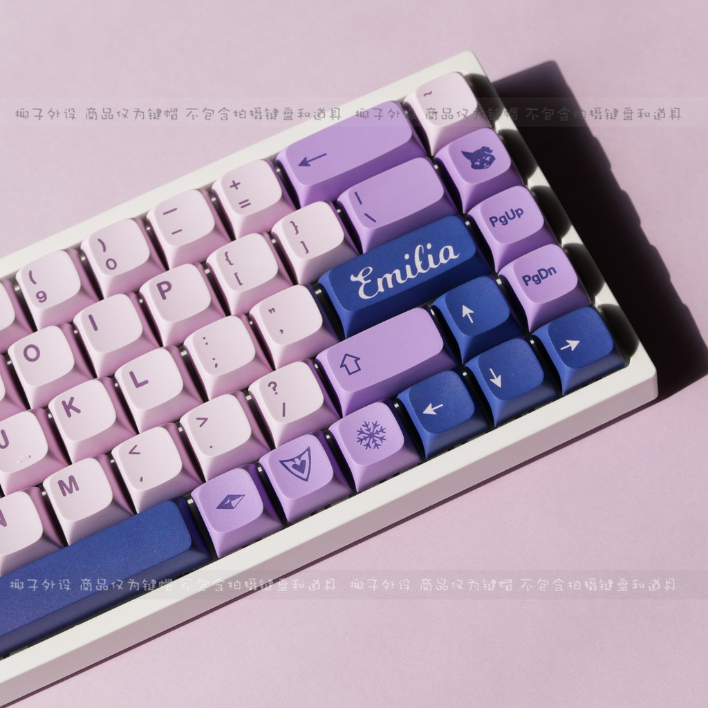 Ice Clean Witch Keycap XDA ความสูง pbt Sublimation MAC68/75/87/98/104/108ikbc Aishi