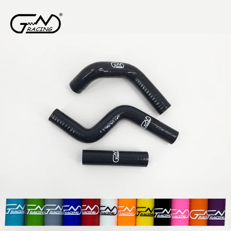 Moto22rcar Fit 1998-2013 Kawasaki KX80 KX85 KX100 KX 80 KX 85 KX 100 ซิลิโคนหม้อน้ําท่อชุด