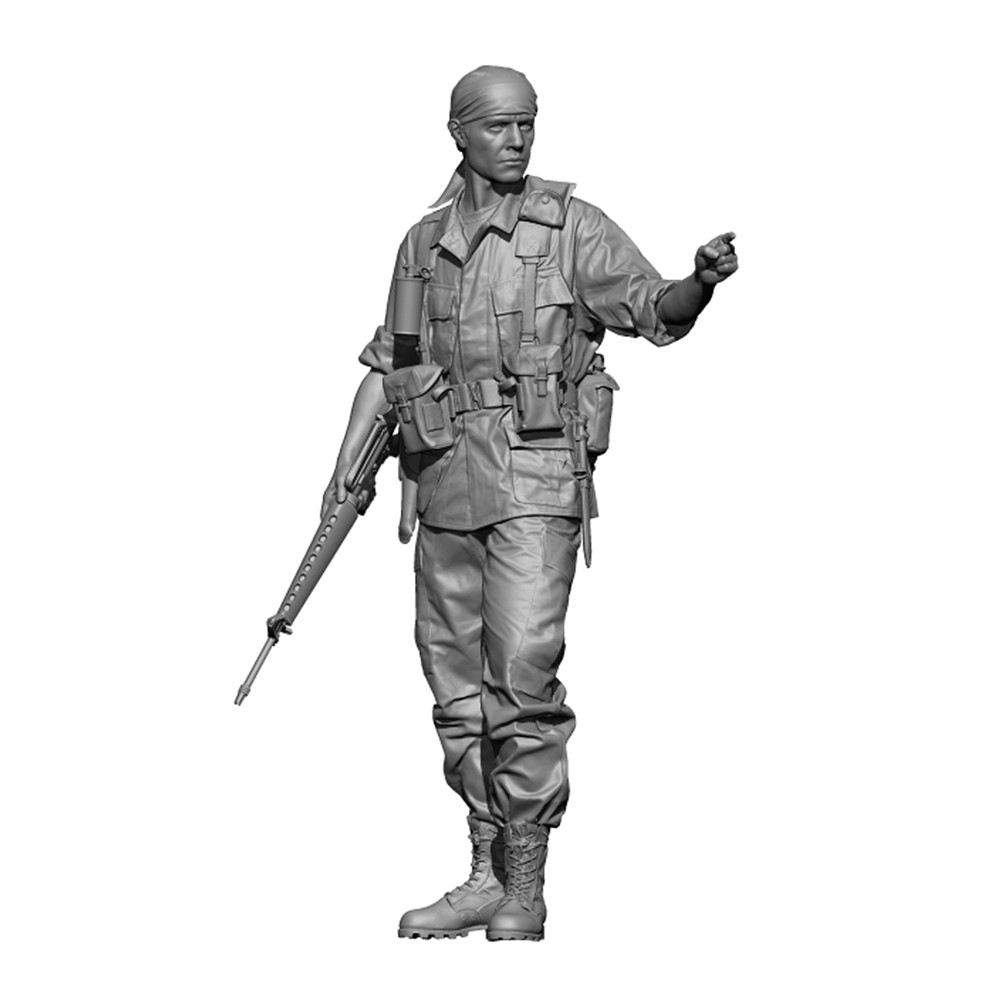 1/35 เวียดนาม US Army "Sergeant First Class", เรซิ่นโมเดลทหาร, ธีมทหาร, ชุดประกอบและไม่ได้ทาสี