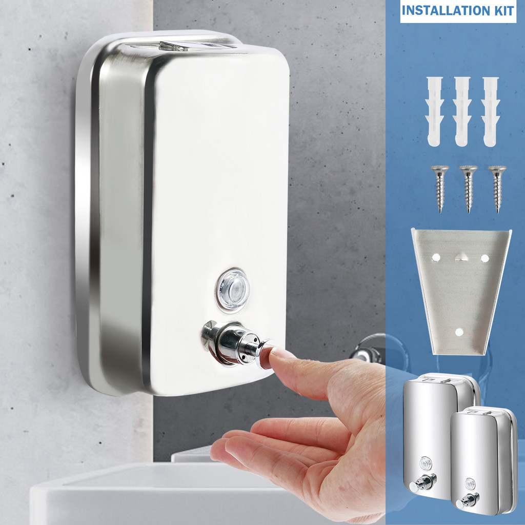 เครื่องจ่ายสบู่มัลติฟังก์ชั่นติดผนังตู้ทําสบู่มือเชิงพาณิชย์ที่เชื่อถือได้ SHOPTKC7862