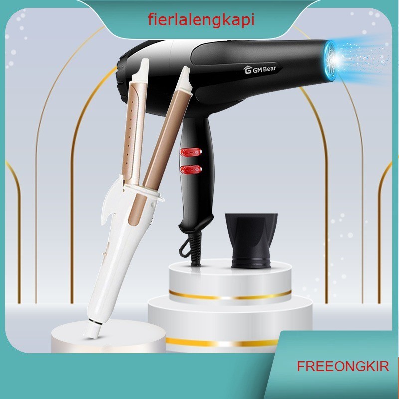 ไดร์เป่าผม 1115 + เครื่องหนีบผม (2 in 1) 1173 - แพ็คเกจอิเล็กทรอนิกส์เพื่อความงาม