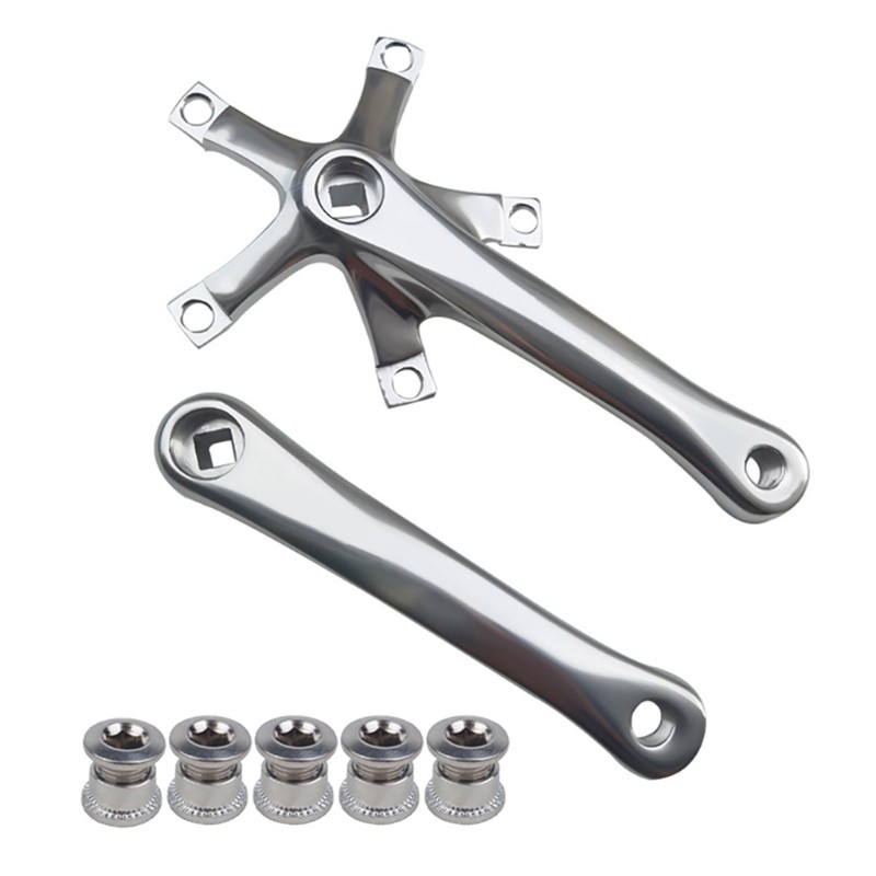 ท่อปีกพัดอลูมิเนียมอัลลอยด์ขนาด 130 มม. และ 170 มม. สำหรับ crankset chainwheel ปรับสมรรถนะการขี่จักรยานให้ดียิ่งขึ้น