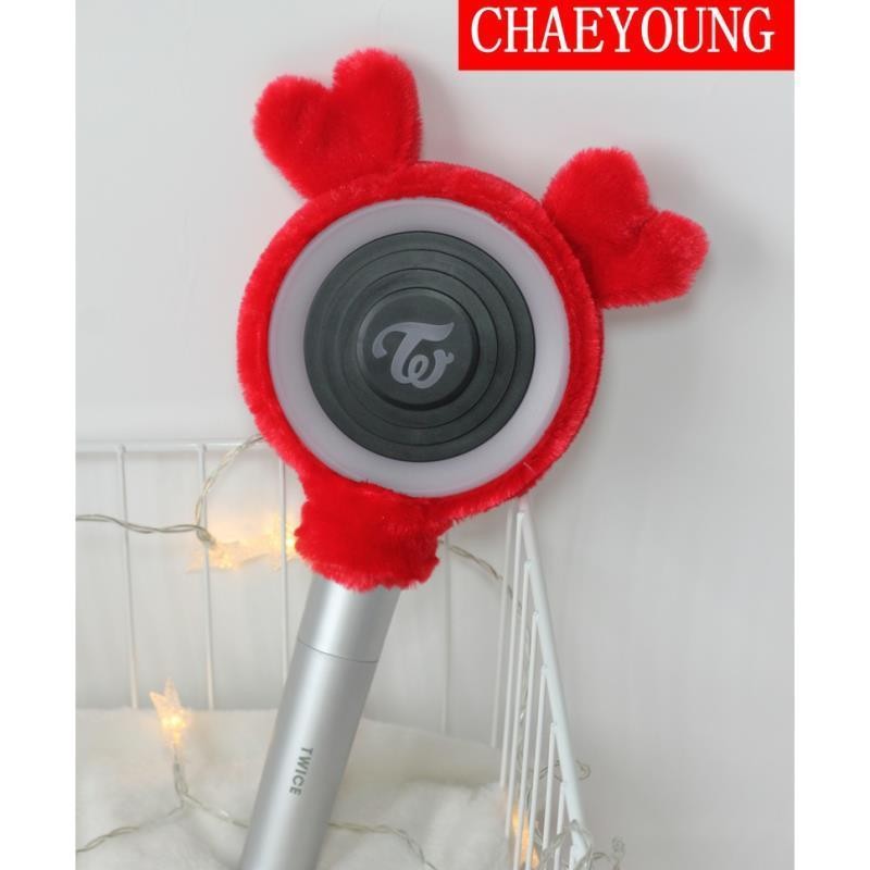 Twice 灯棒罩手灯棒 Support Stick Cover Plush Light Cover Hand Protector CANDYBONG Concert