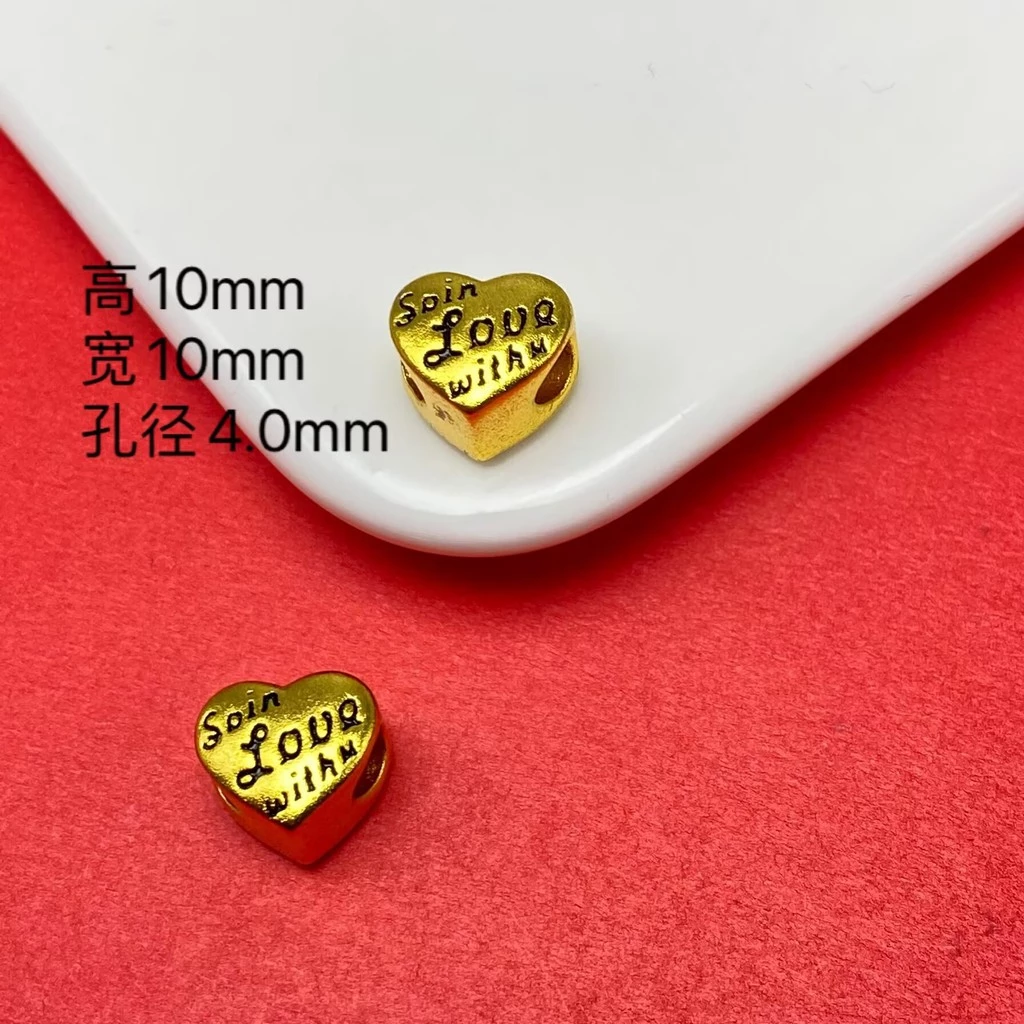 Tattoo Square Bead Love Barrel Bead DIY Jewelry Accessories thumbnail 5
