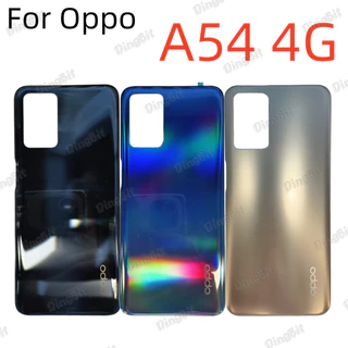 สําหรับOppo A54 4Gปกหลังพร้อมเลนส์กล้องกรอบกลางปุ่มด้านข้างแบตเตอรี่ประตูด้านหลังกรณีปกหลังเปลี่ยนชิ้นส่วน
